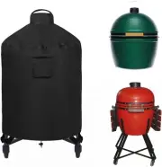 WOMACO Cover for Large Big Green Egg Waterproof Ceramic Grill L, Black