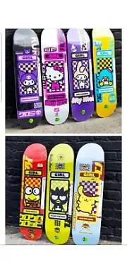 New set collectable Girl Tokyo Speed sanrio Hello Kitty anime Skateboards decks
