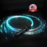 1.65m Luces LED De Fibra Optica Latigo 40 Colores 360 De Baile Espacial Nuevo