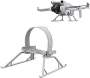 ZLiT for DJI Mini4 Pro Landing Gear,Foldable Extension Landing Gear Leg for DJI Mini4 Pro Drone with Propeller Holder Strap (Grey)