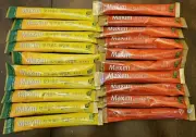 Maxim Korean Instant Coffee Mix Mocha Gold Mild & Original 12pc each total 24pc