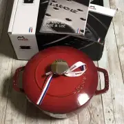 Staub WaNABE Wa-NABE S Cherry 16cm 1.1L Cast Iron Made in France 40501-003 [NEW]