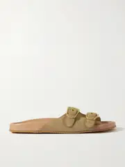 [Chloé] Chloé - Polly Suede Slides - Tan - IT39 IT 39 Brown