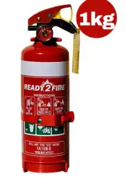 Ready2Fire Fire Extinguisher 1kg ABE Dry Powder Car Boat Home Caravan