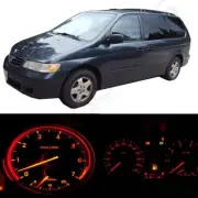 Red Instrument Gauge Cluster Light Bulbs LED Kit Fits 1999-2004 Honda Odyssey (for: Honda)