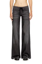 [Diesel] Diesel - Relaxed 2078 D-Ainty Joggjeans - Jeans - Woman - Black 23 Black