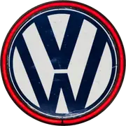 LARGE Volkswagon VW Bar Garage Wall Light Sign RED Neon