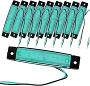 Generic 10 pcs LED Signal Light Strips for Cars Trucks Trailers Durable Brake Light Bar with Fine Workmanship Multipurpose Use Safe