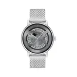 CALVIN KLEIN原廠公司貨 | CK機械錶 灰面大LOGO 男錶 不鏽鋼米蘭帶時尚腕錶 -CK25300004