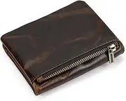 [SLEDEZ] Men’s Leather Wallet Men's Wallet Coin Purse Leather Multi Card Pocket Coin Pouch