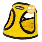 Step-in Dog Harness for Small-Medium Pets – Updated L (17-19” Chest) Yellow