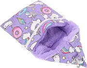 FONDOTIN Cozy Hamster Hanging Warm Bed Durable Canvas for Pets Guinea Pig Accessories for Cold Weather Rat Hammock Ferret Nest