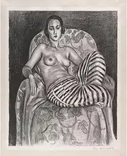 ARTICULOZY Giclee Print Rolled - Henri Matisse - Grande Odalisque à culotte bayadère - 30x40 Inch Canvas Wall Decor Art Print