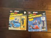 (2) 1991 Racing Champions Racing Superstars Richard Petty Elliott Action Figures