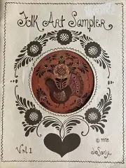 Vintage 1978 Tole Painting Book: Folk Art Sampler Volume 1 by Jo Sonja Jansen