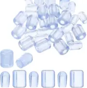 60 PCS Rubber Feet for Wire Rack Sink Rack Feet Rubber Feet for Sink Grid Kit...