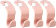 4PCS Pink Car Seat Hanger Seat Back Storage Hook Fits Universal