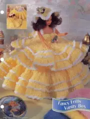 NEW ANNIES FASHION DOLL CLUB FANCY FRILLS VANITY BOX PATTERN