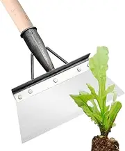 Multifunctional Garden Cleaning Shove,for Landscaping Weeding Planting Garden Scraper Shovel Farm Weeding Tool,All-Steel Weeding Planting Farm Shovel,Outdoor Garden Cleaning Flat Shove (30cm)