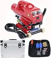Geomembrane Welding Machine, 800W Plastic Membrane Hot Wedge Welder for Sealing Welding HDPE EVA PVC LDPE ECB PP, 0.2-1.5mm Film Welder, Digital Display