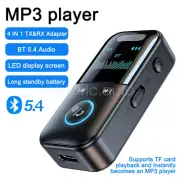 Wireless Bluetooth 5.4 Receiver MP3 Player 3.5 mm AUX Car Music Audio Adapter