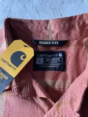 Carhartt Men's Rugged Flex Relaxed Fit Lightweight Short Sleeve Shirt Size L New
