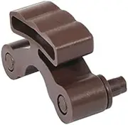 cyclingcolors 1 x slatted Holder, Cap Holder, slatted Frame, 55 mm, Plastic, Flexible Damping with 2 x Bolts, 10 mm, Bed, Brown