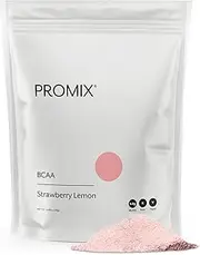 BCAA Powder Amino Acid Energy Branched Chain I Vegan Keto Paleo Instantized Essential Fermented I Non GMO Gluten + Soy Free Form Fasting I 100% Pure Performance Promix (Strawberry Lemonade)