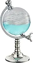 Whiskey Barrel Decanter | 1.5L Decanter Dispenser Globe Decanter,Globe Decanter with Funnel and Stopper - Bar Club Accessory for Whiskey, Wine, Drinks, Beer Pochy