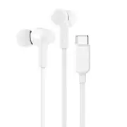 Belkin SoundForm Headphones With USB-C Connector (USB-C Headphones) - White (G3H0002fqWHV2), Sweat and Splash Resistance, Built-In Microphone, 2YR