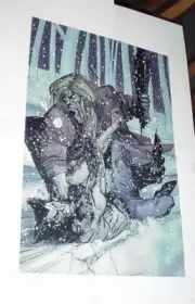 Wolverine vs Sabretooth Poster # 6 Happy Birthday by Bill Sienkiewicz