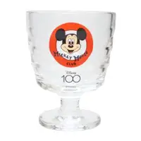 在飛比找樂天市場購物網優惠-小禮堂 Disney 迪士尼 100週年 米奇玻璃矮腳杯 2