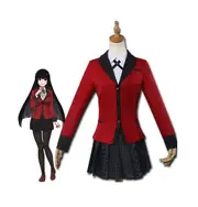 Adults Kakegurui Yumeko Jabami Costume Anime Cosplay High School Uniform
