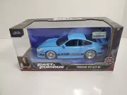 Box Damaged - Jada Toys 2023 Fast & Furious Blue Porsche 911 GT3 RS 1:24 Scale