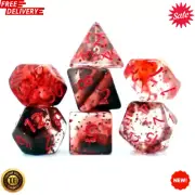 CrystalStyle DND Dice Set Polyhedral Table Game Dice Role Playing RPG Dice & Box