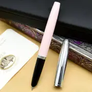 AURORA fountain pen M medium Duocult light pink chrome cap DC57-CPM