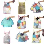 Wall Hanging Laundry Bag Dirty Clothes Mesh Storage Bag Household Basket Hamper