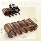 Wooden Wave Wine Rack/Creative Home Grape Wine Holder Shelf Cabinet/Bottle Rack！