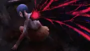 Anime tokyo ghoul kirishima touka girls short hair blue Playmat Game Mat Desk
