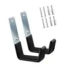 2x Garage Storage Hooks Utility Garage Wall Mount Hooks for Garden Tools