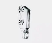 Harken 244 22mm Micro Fiddle Sailboat Block With V-Jam - Stainless Steel Pulley