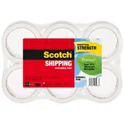 Scotch Greener Commercial Grade Shipping Tape 48mmx45m 6 Pack