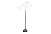 Sarantino Black Metal Task Floor Lamp