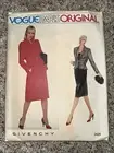 Vogue Paris Original 2429 Givenchy Sewing Pattern Womens Sz 12