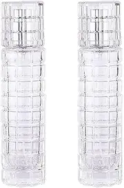 AIMALL 30ml Cylindrical Glass Perfume Bottle - Empty Spray Bottle for Cosmetic Use, Travel-Friendly Refillable Glass Fragrance Container