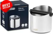 De'Longhi Coffee Knock Box DLSC072 – Stainless Steel Espresso Grounds Collector