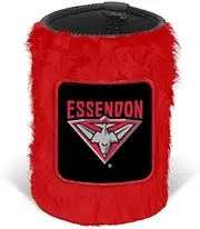 Essendon Bombers AFL Footy Fluffy Can Cooler Stubby Holder