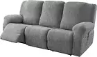Recliner Sofa Covers Sectional Couch Cover for Reclining Couch 3 Seat, 5-Pieces