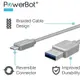 美國聲霸PowerBot PB303 高速傳輸充電線TYPE-C 充電線 1.2m 強強滾2.1a 5G