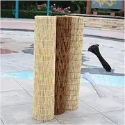 Patio Privacy Screen, Garden Decorative Fences,Privacy Fence,Bamboo Fencing Rolls,Pool Plant Fence, Eco-Friendly Reed Fence,Easy Assembly (Color : C, Size : 110cmx1000cm(3.6ftx33ft))